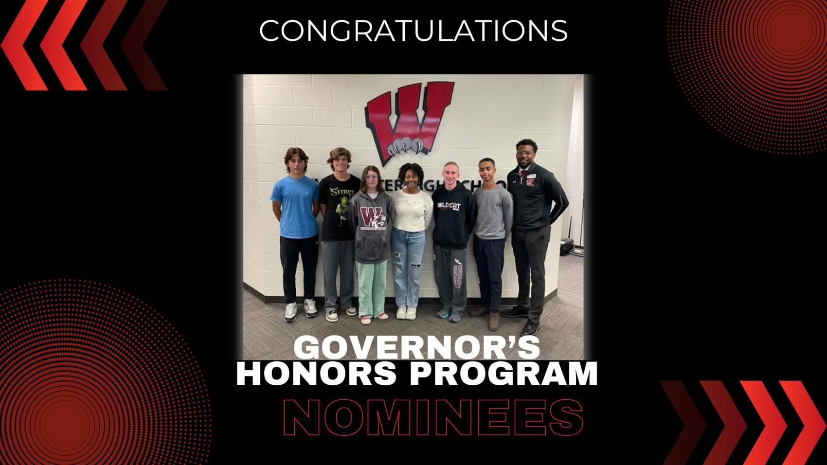  Governor's Honors Program Nominees